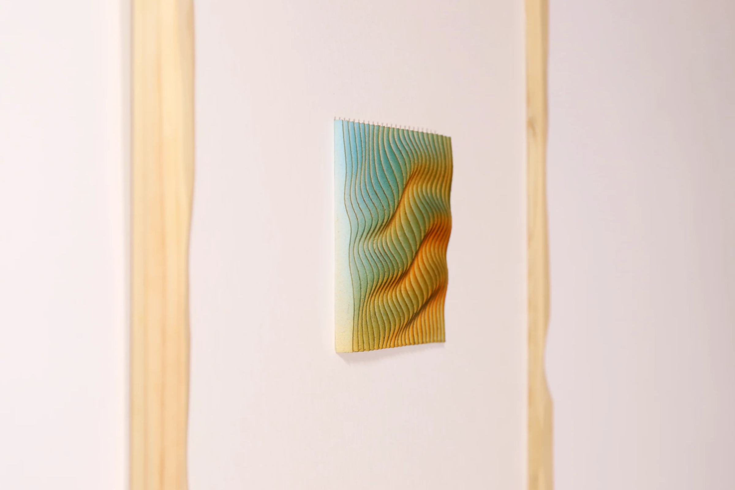 Exploration in Slices 8, a sculptural paper artwork