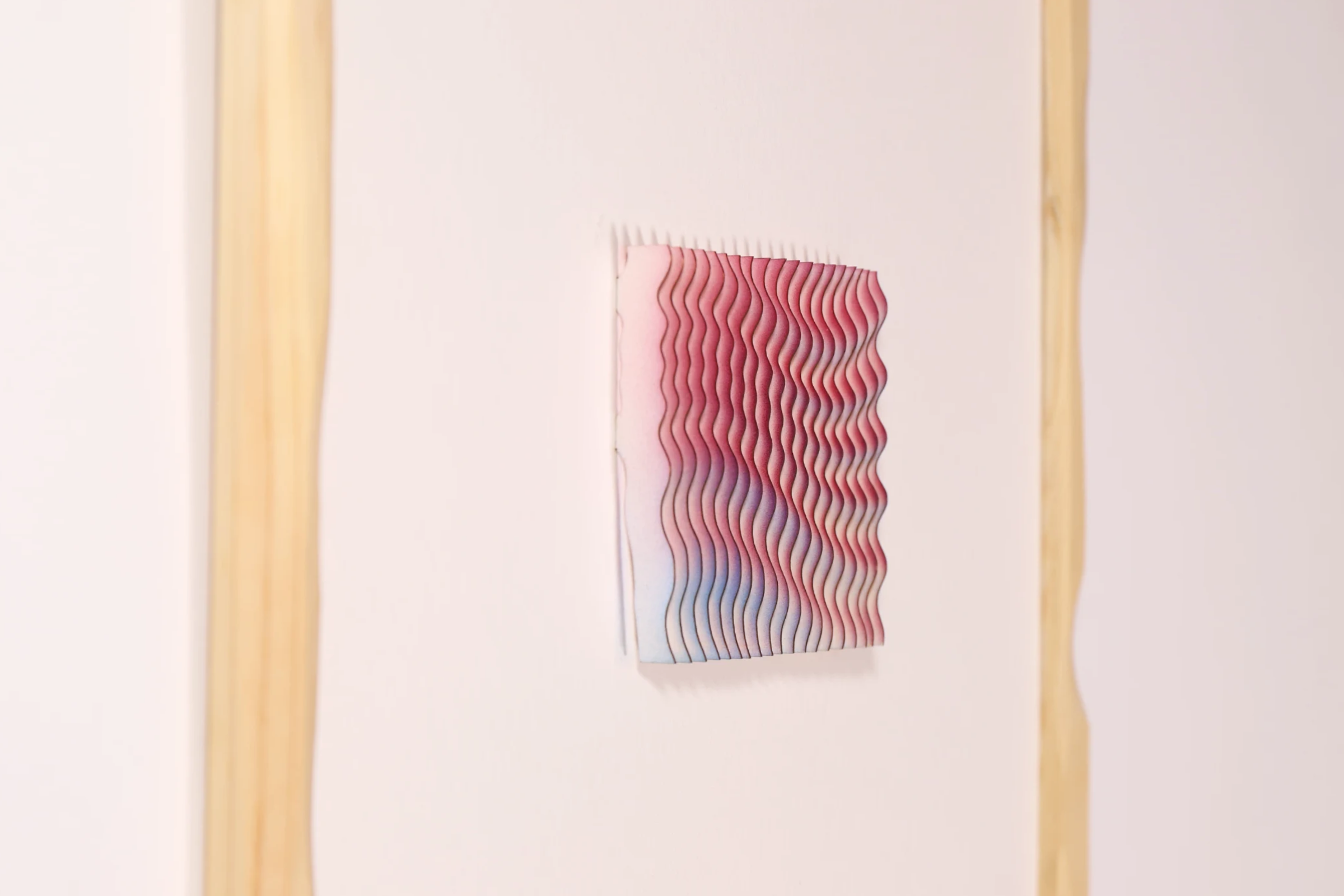 Exploration in Slices 14, a sculptural paper artwork