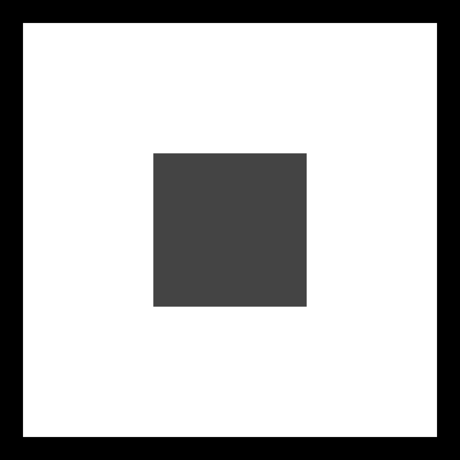 Proportional silhouette of the artwork